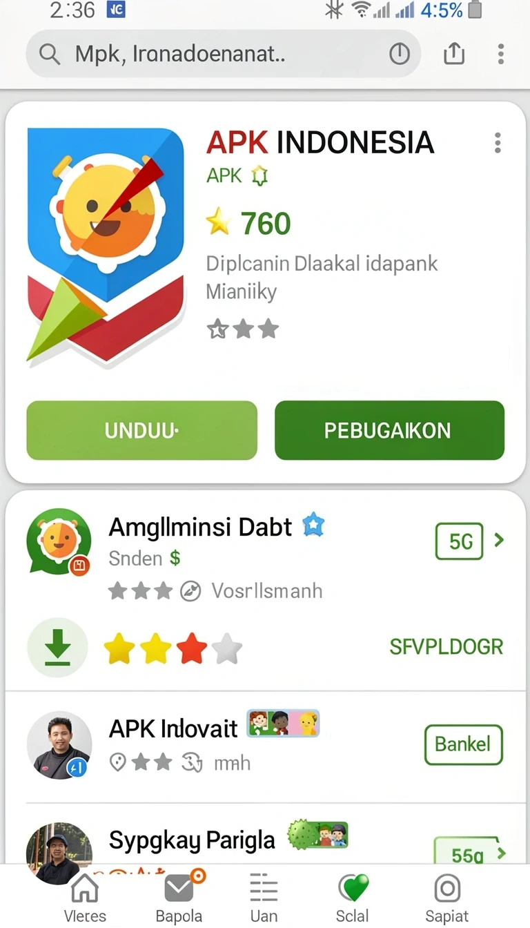 Tampilan utama aplikasi 889zk App APK Terbaru yang intuitif dan efisien.